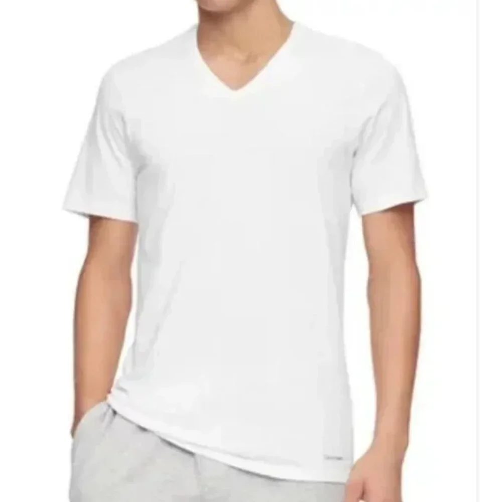 Calvin Klein cotton Slim Fit v-neck T-Shirt